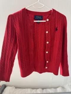 Polo Ralph Lauren 赤 カーディガン 3Tのサムネイル