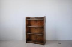 英国アンティーク木製ブックシェルフ/本棚/食器棚/飾り棚/収納ラック