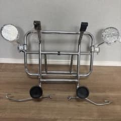 バイク用 フロントキャリア ミラー付き ベスパPX125 - メルカリ