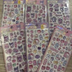 あ*に様 ハローキティ・マイメロディ シールセット 6シートのサムネイル