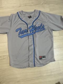 NIKE Tar Heels ベースボールシャツ グレー Mサイズ - 3