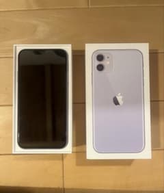 iPhone11 パープル 64GB バッテリー残量81% SIMフリーのサムネイル