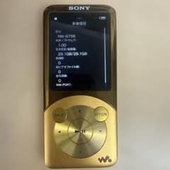 SONY WALKMAN NW-S756 ゴールド76 - メルカリ
