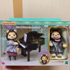 シルバニアファミリー 街の音楽会セット-グランドピアノ-(ライオンピアニスト)のサムネイル