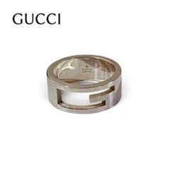 グッチ GUCCI 指輪 ブランデッドGリング シルバー 12号 11号 美品