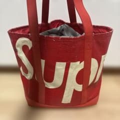 supreme Raffia Tote Red - メルカリ