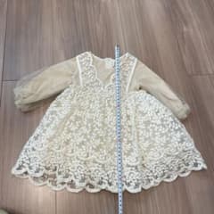 韓国服　ワンピース　80㎝　ドレス　レースワンピースのサムネイル