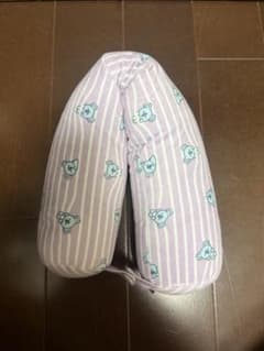 BT21 KOYA ベビー枕 ドーナツ枕 パープル ストライプのサムネイル