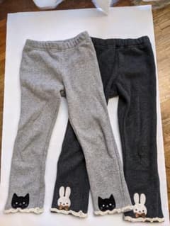 女のコ　裏起毛パンツ 120cmセットのサムネイル