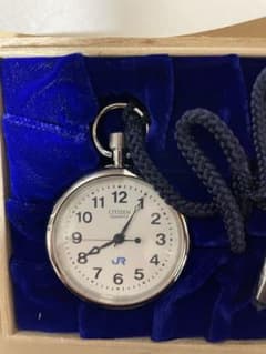 JR 西日本 退職記念 CITIZEN 懐中時計 ストラップ付き - メルカリ