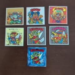 裏ビックリマンシール 6枚セット＋オマケのサムネイル