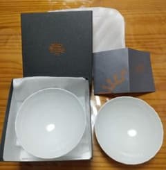 未使用　元箱付き　リチャードジノリ　ベッキオホワイト　ボウル２個セット 未使用 元箱付き リチャードジノリ ベッキオホワイト ボウル2個セット