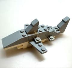 LEGO レゴ ブロック サメ 組み立て済みのサムネイル