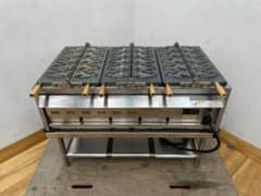 T7766☆美品☆タニコー☆電気式三連たい焼き機☆TY-3☆業務用☆厨房機器 T7766☆美品☆タニコー☆電気式三連たい焼き機☆TY-3☆業務用☆厨房
