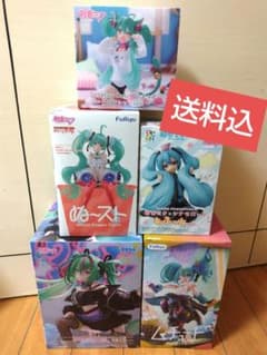 最新プライズ含む 初音ミク フィギュア まとめ売り 5点セット - メルカリ