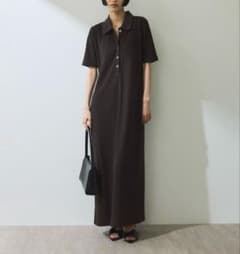 ADAM ET ROPÉ FEMME ハーフスリーブポロシャツワンピース - メルカリ