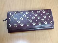彩雅　長財布　イタリアンレザー　中古品のサムネイル