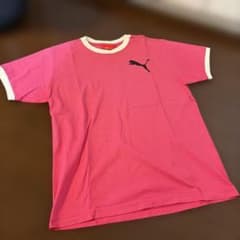 PUMA ロゴ プリント Tシャツ ピンク Oのサムネイル