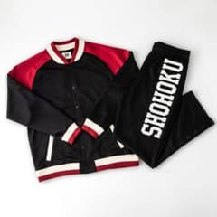 湘北　スラムダンク　上下セット　セットアップ　ジャージ　パンツ　ジャケット　黒 M】THE FIRST SLAM DUNK 湘北ジャージセット: アパレル・バッグ｜東映