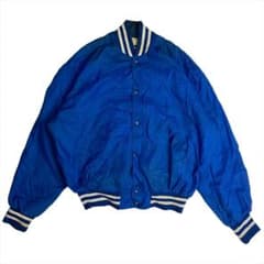 90s-00s ホロウェイ 無地 ナイロン アワードジャケット メンズ XL