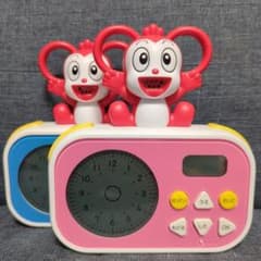 美品めざましコラショピンクブルーセット☆ベネッセ進研ゼミちゃれんじのサムネイル