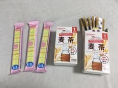 明治 ステップ らくらくキューブ200ml分 3本 / 和光堂 麦茶 粉末13袋のサムネイル