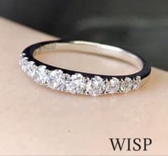 ち*あ様 【7/22迄最終値下げ】WISP ハーフエタニティPt950 ダイヤモ m12928944755_1.jpg?1784537429