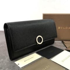 未使用品 BVLGARI 長財布 ブラック クリップ レザー 325 - メルカリ