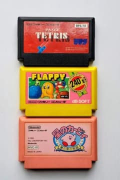 ファミコン、 テトリス· FLAPPY ·星のカービィのセットのサムネイル