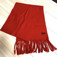 モノコムサ　マフラー　赤のサムネイル