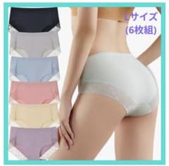 【新品】【未使用】レディースショーツ Lサイズ 6枚組 美尻 無縫製 レースのサムネイル