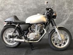 アオシマ1/12 ヤマハSR400・特攻の拓-龍神 天羽時貞仕様プラモ完成品