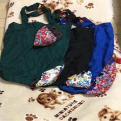 沖縄紅型染め風エコバックのサムネイル