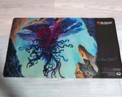 MTG サイン入り ウルトラプロ 引き裂かれし永劫、エムラクール プレイ 