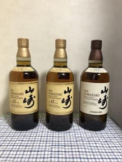 サントリー山崎12年x2本、山崎NV x1本のサムネイル