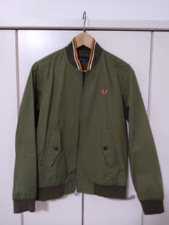 FRED PERRY ボマージャケット カーキ JP XS