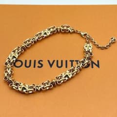 美品 ルイヴィトン ネックレス コリエ マイ フラワー LV ゴールド