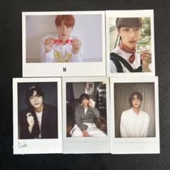 BTS JIN ポラロイドフォトカード 5枚セット トレカ シーグリ