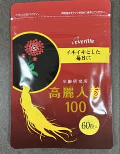 エバーライフ 年齢研究所 高麗人参100 60粒入のサムネイル