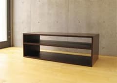 a.flat アンプ収納可能 テレビ台 ダークブラウン 2段 a.flat アンプ収納可能 テレビ台 ダークブラウン 2段 - メルカリ
