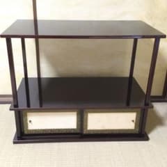 茶道具 紹鴎棚 溜塗 組立式 L371 茶道具 紹鴎棚 溜塗 組立式 L371 - メルカリ