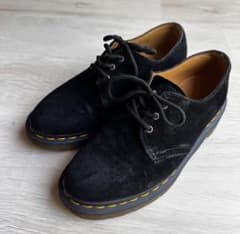 Dr. Martens 3ホール シューズ スエード 黒 UK3 / EU36 - メルカリ