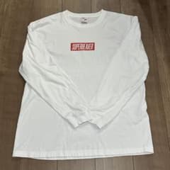 SUPER BEAVER スーパー ビーバー　ロンT　Tシャツ グッズ 白 SUPER BEAVER ロンT XL 白 ボックスロゴ 長袖Tシャツ - メルカリ