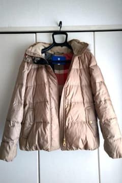 ブルーレーベルクレストブリッジ☆ダウンジャケットフェイクファーフェザー 極暖 ブルーレーベルクレストブリッジ☆ダウンジャケットフェイクファー