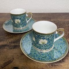 NIKKO ニッコー V&A ウィリアムモリス　カップ＆ソーサー　2客セットのサムネイル