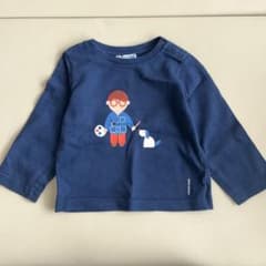 jacadi ジャカティ　ネイビー 長袖Tシャツ 18M/81cmのサムネイル