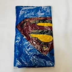 スーパーマン SUPERMAN ロゴ ブルー タオル