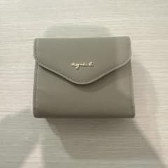 agnes b. 三つ折り財布 がま口 グレーのサムネイル