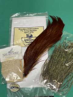 お買得‼️フライフィッシング　フライタイイング　マテリアル　各種いろいろセット Amazon.co.jp: OROOTL クリスタルフラッシュフライタイイング