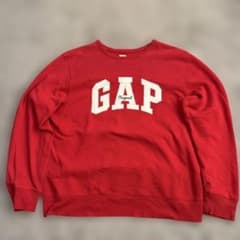 taki様専用00s OLD GAP sweat trainer RED y2kのサムネイル